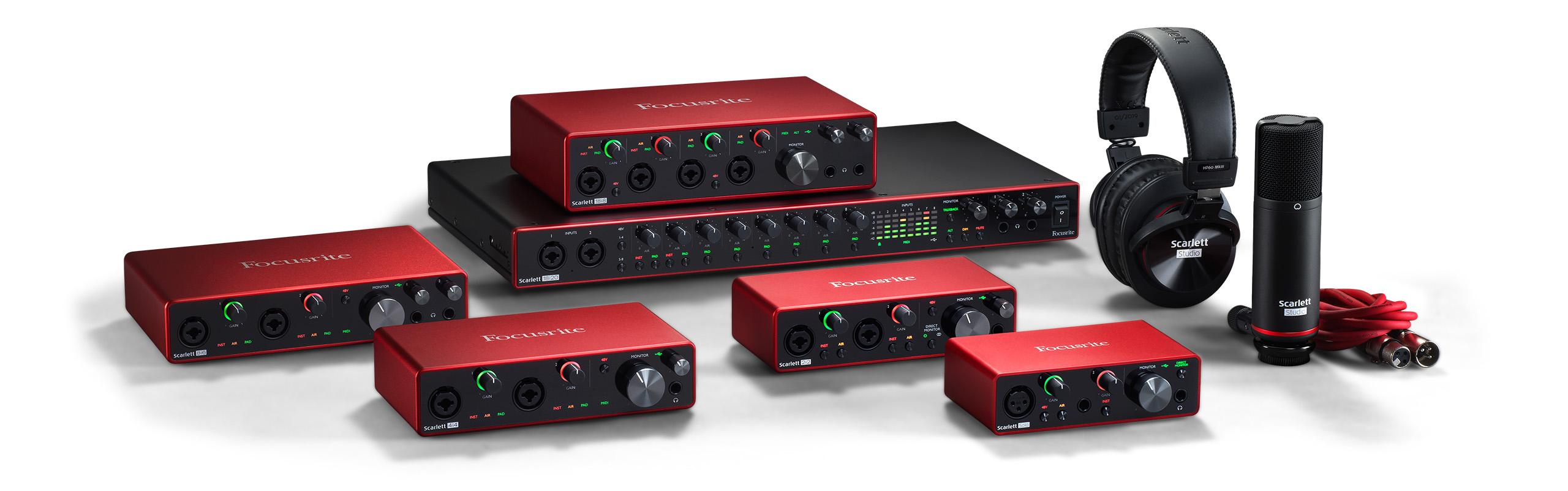 Zvukové karty Focusrite