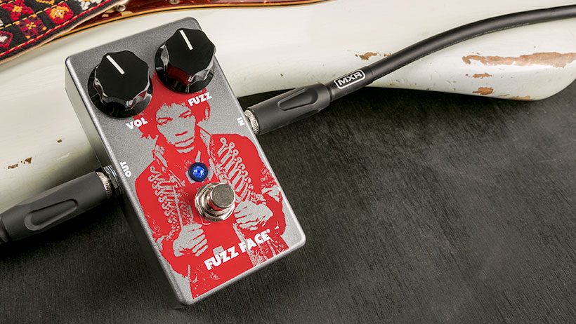 Kytarový pedál fuzz face Zapojený fuzz face pedál