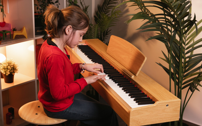 Piano Vila v interieru