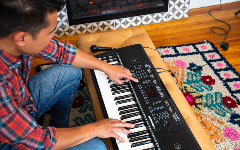 Keyboard ALESIS HARMONY 54 Detail keyboardu ALESIS HARMONY 54