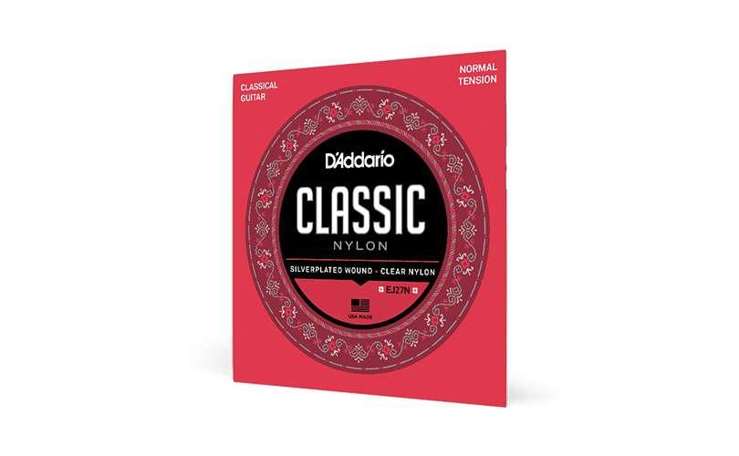 Struny pro akustickou kytaru D'ADDARIO EJ27N CLASSIC NYLON NORMAL 28-43 Struny pro klasickou kytaru D'ADDARIO EJ27N CLASSIC NYLON NORMAL 28-43
